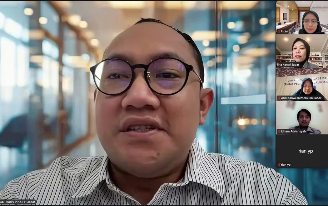 Kepala Divisi Peraturan Perundang-undangan dan Pembinaan Hukum (Kadiv P3H) Kantor Wilayah Kementerian Hukum Jawa Barat (Kanwil Kemenkum Jabar) Ferry Gunawan C.Dok-Humas Kemenkum Jabar