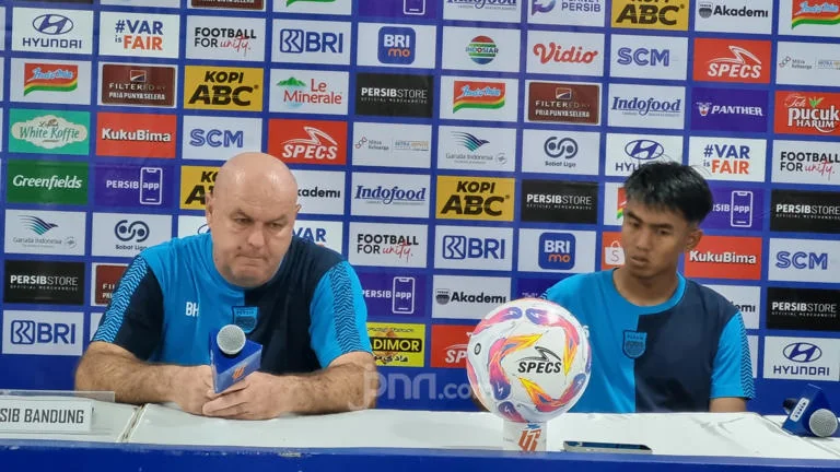 Hodak dalam konferensi pers pra-laga, Kamis (12/12/2024).