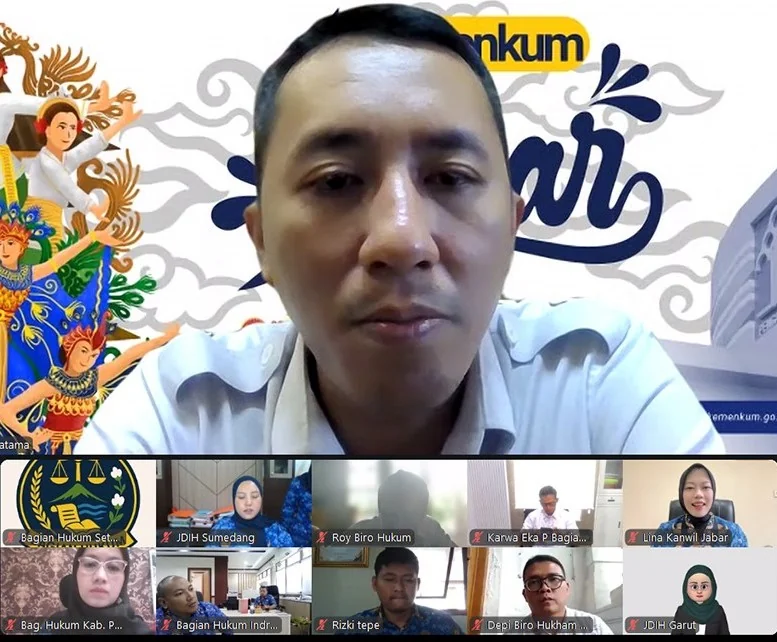 Rapat lanjutan ini diikuti oleh Koordinator Penetapan Desa/Kelurahan Sadar Hukum beserta tim Penyuluh Hukum dari Kanwil Kemenkum Jabar.Ist