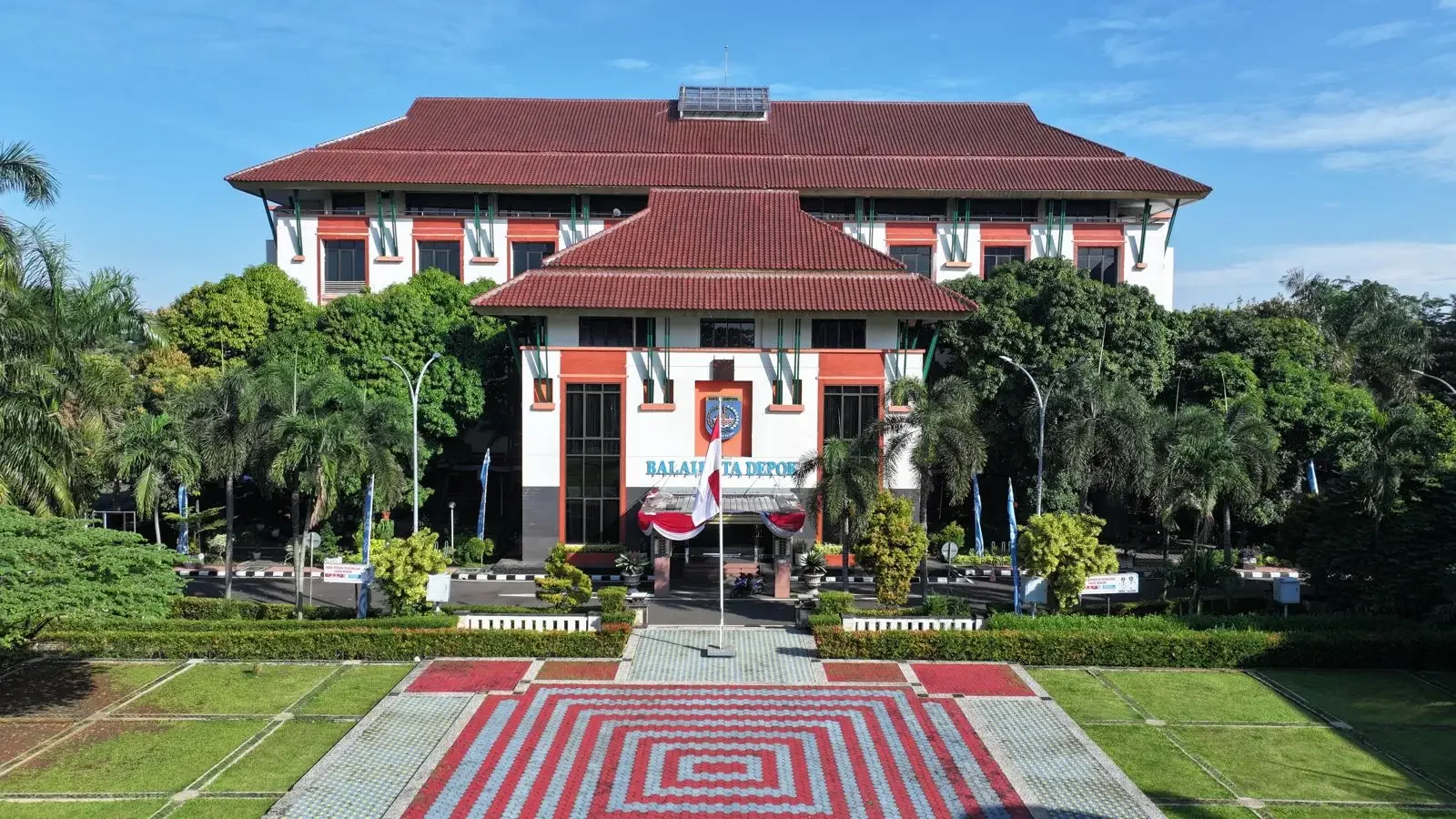 Gedung Pemerintah Kota Depok, di Jalan Margonda Raya No. 54. Dok-Diskominfo Kota Depok