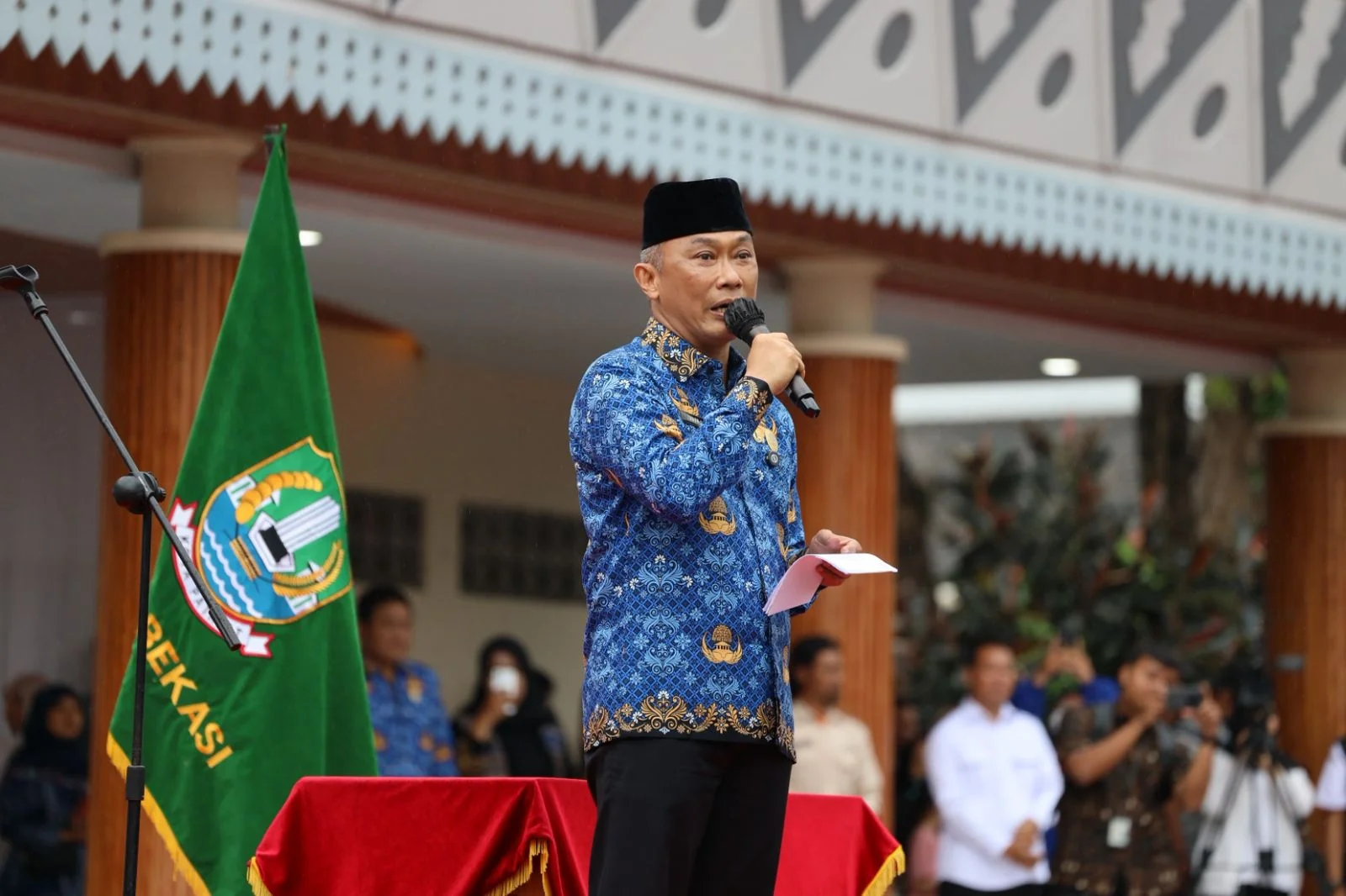 Kepala Badan Kepegawaian Negara (BKN) Republik Indonesia, Prof. Zudan Arief, menyampaikan sejumlah pesan penting kepada PPPK Paruh Waktu yang baru dilantik.Dok-Diskomimfo Kota Bekasi