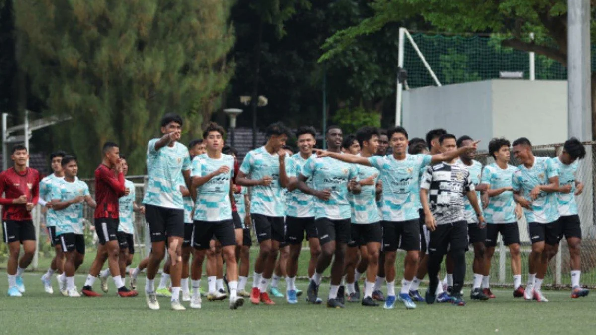 Skuad-Timnas-U 19 Indonesia saat persiapan jelang ASEAN Cup U 19 2024