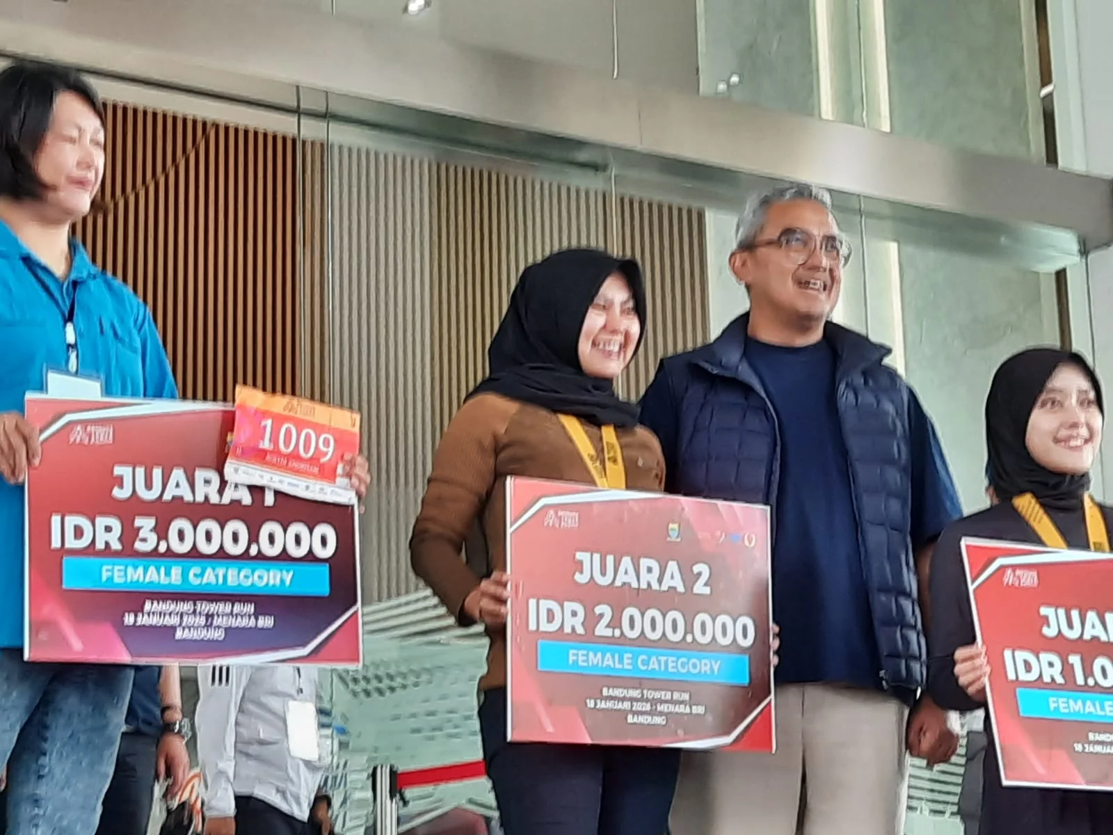Wali Kota Bandung,Muhammad Farhan di acara Bandung Tower Run 2026.Dok-KabarSunda.com