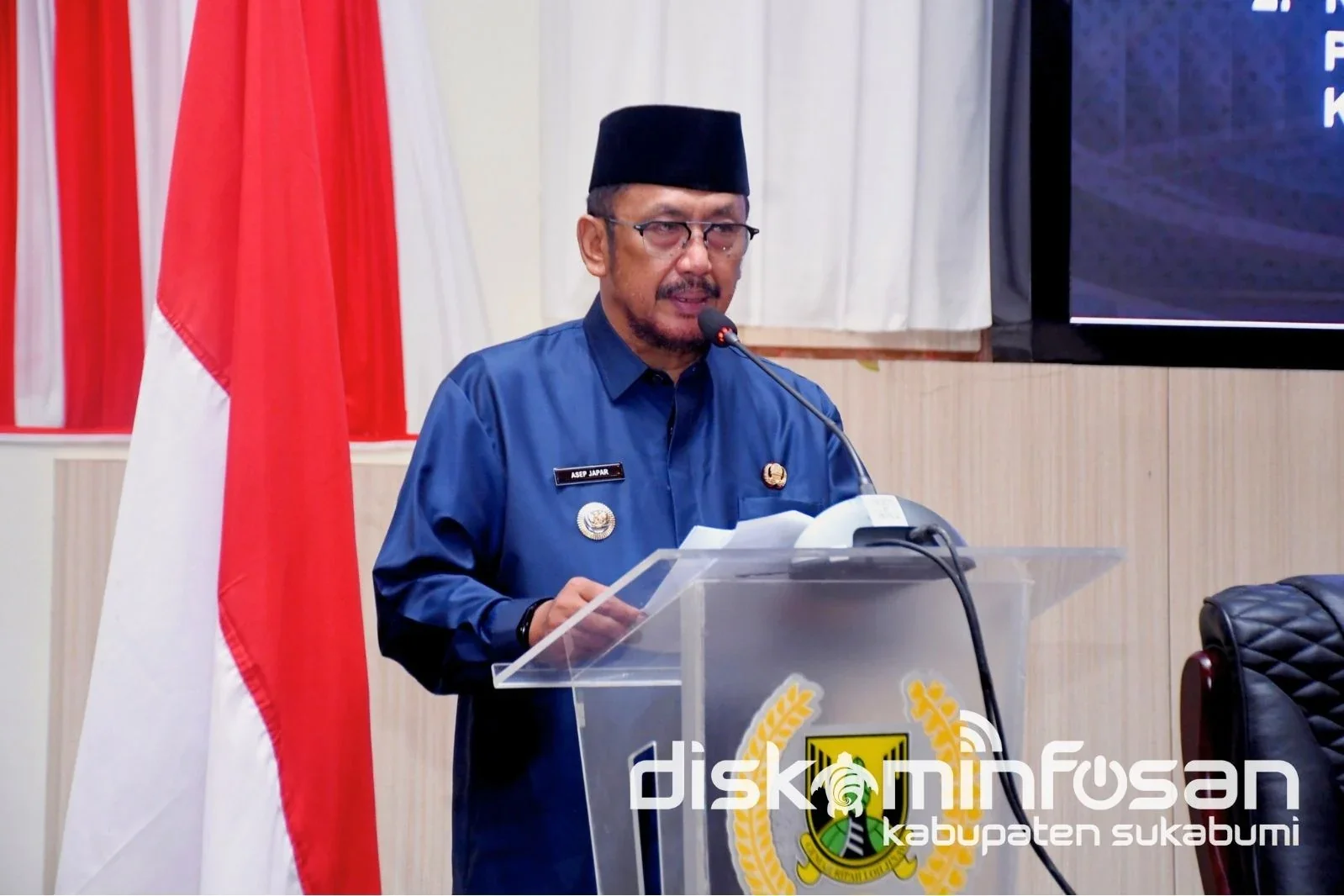 Bupati Sukabumi Asep Japar.Dok- Bidang IKP_Diskominfosan