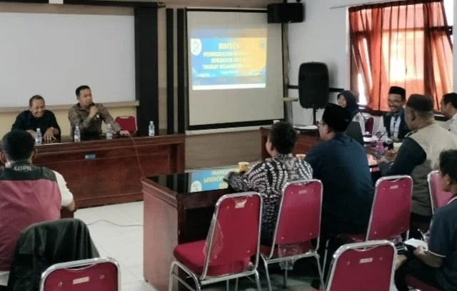 Bimbingan Teknis (Bimtek) Peningkatan Kapasitas Operator SIKS-NG yang diikuti seluruh operator desa se-Kecamatan Cidahu.Ist