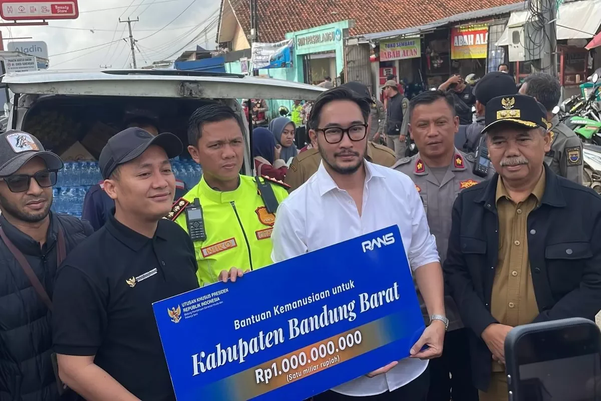 Raffi Ahmad Sumbang Rp 1 Miliar untuk Korban Longsor Cisarua KBB