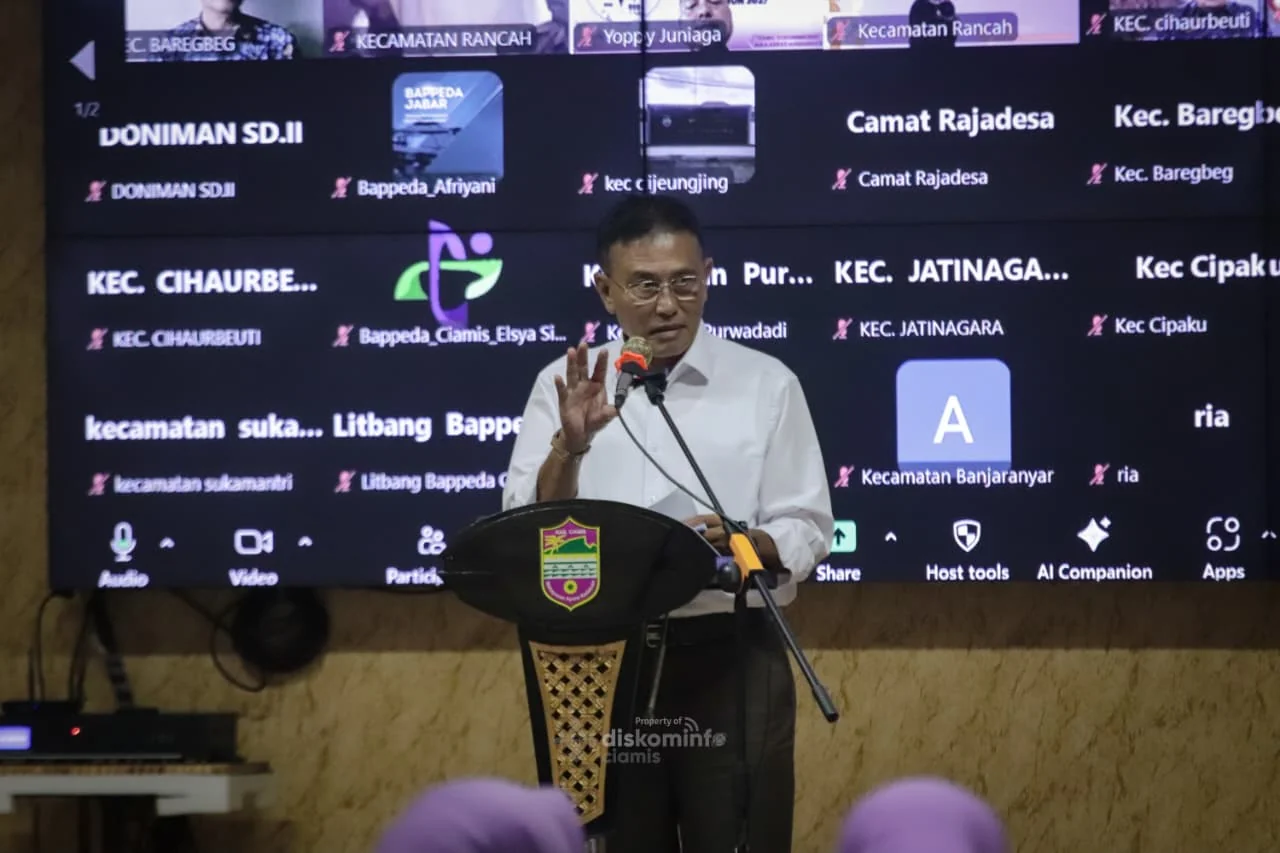 Bupati Ciamis, Herdiat Sunarya, menekankan bahwa penyusunan rencana pembangunan adalah mandat undang-undang.Ist