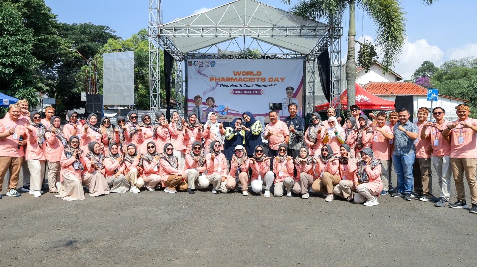 Bupati Ciamis yang diwakili oleh Sekretaris Dinas Kesehatan, Ilmayasa.Ist