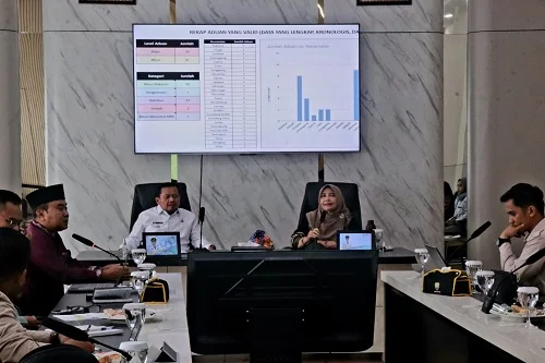 Bupati Sumedang,H.Dony Ahmad Munir didampingi Sekda Sumedang,Hj.Tuti Ruswati.Dok-Diskominfosanditik Sumedang