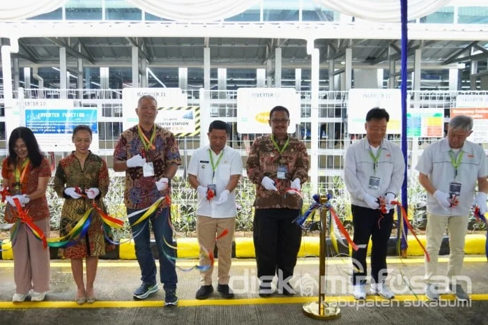 Bupati Sukabumi, Asep Japar, menyampaikan apresiasinya atas langkah perusahaan yang telah mengimplementasikan energi bersih berbasis tenaga surya.Ist