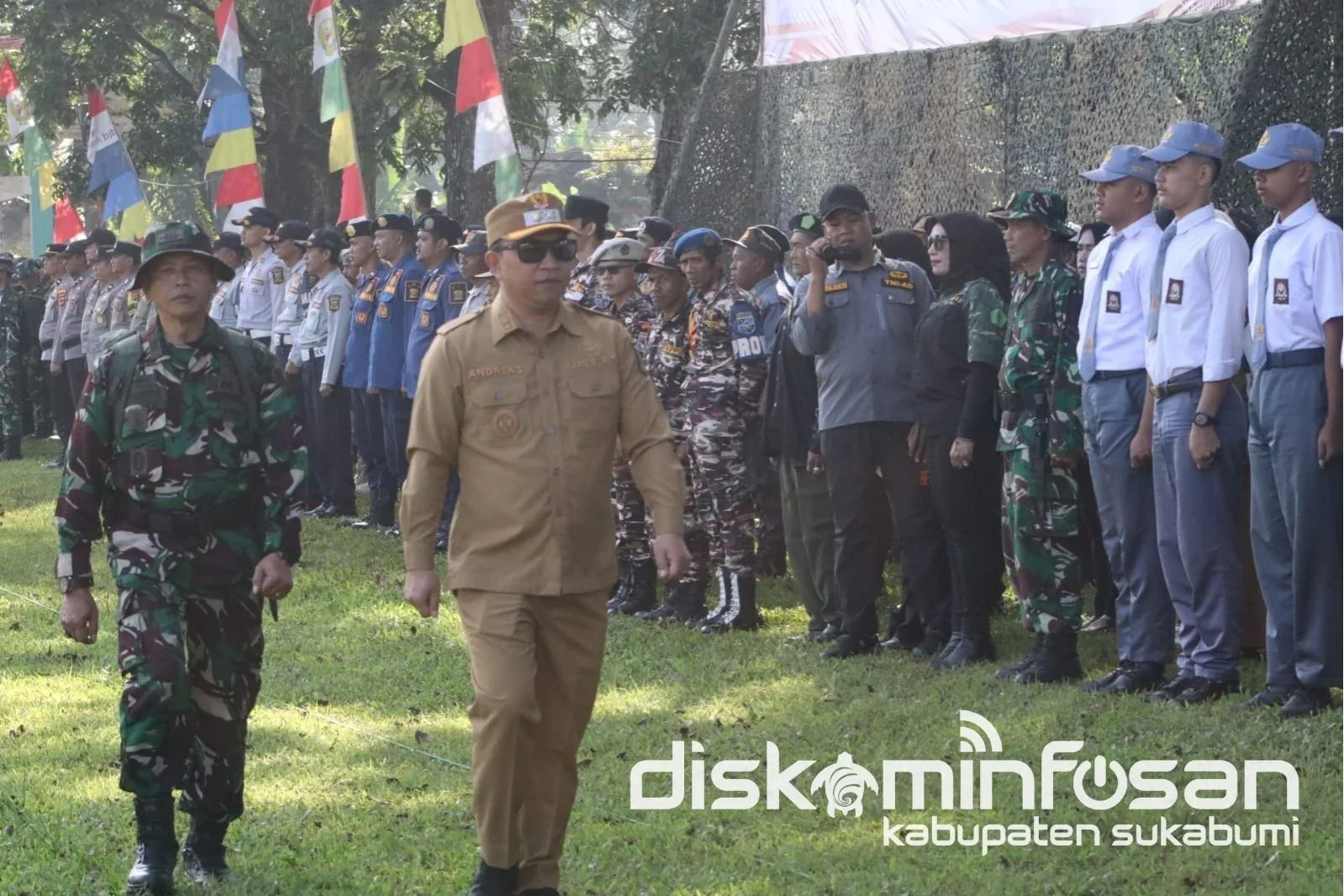 Wakil Bupati Sukabumi Andreas menyampaikan bahwa pembangunan jalan tersebut merupakan bentuk sinergi yang kuat antara pemerintah daerah, TNI, dan masyarakat.Dok- Bidang IKP_Diskominfosan Kab Sukabumi