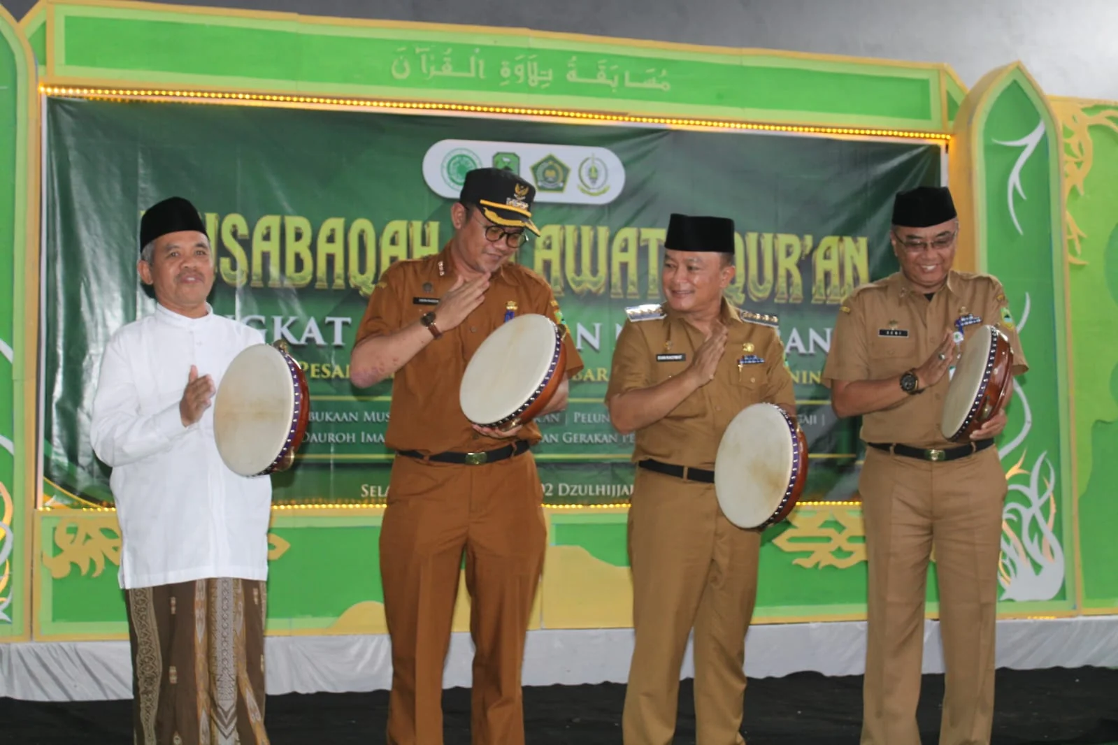 Bupati Kuningan, Dr. H. Dian Rachmat Yanuar, M.Si., menghadiri sekaligus membuka secara resmi Musabaqah Tilawatil Qur’an (MTQ) Tingkat Kecamatan Nusaherang.Dok-Diskominfo Kuningan