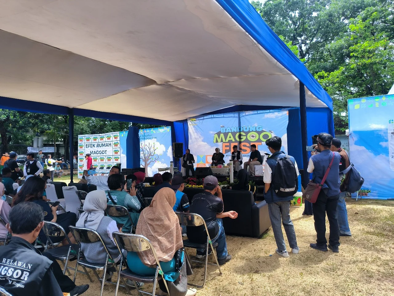 Taman Fitness, Kota Bandung, diramaikan oleh gelaran Bandung Magoo Fest 2025.Ist