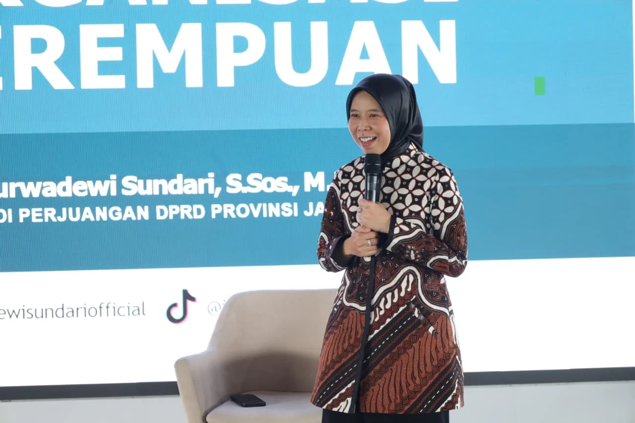 Ketua Fraksi PDIP DPRD Jawa Barat Ineu Purwadewi Sundari dalam press release yang dikeluarkan Fraksi PDIP DPRD Jawa Barat, Kota Bandung.Dok-Humas DPRD Jabar