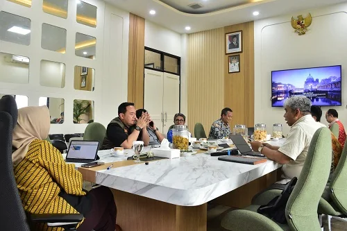 Pemkab Sumedang kolaborasi dengan  Badan Riset dan Inovasi Nasional (BRIN) di bidang pengelolaan sumber daya air, mitigasi bencana, serta perizinan berbasis data dan teknologi.Dok-Diskominfosanditik Sumedang