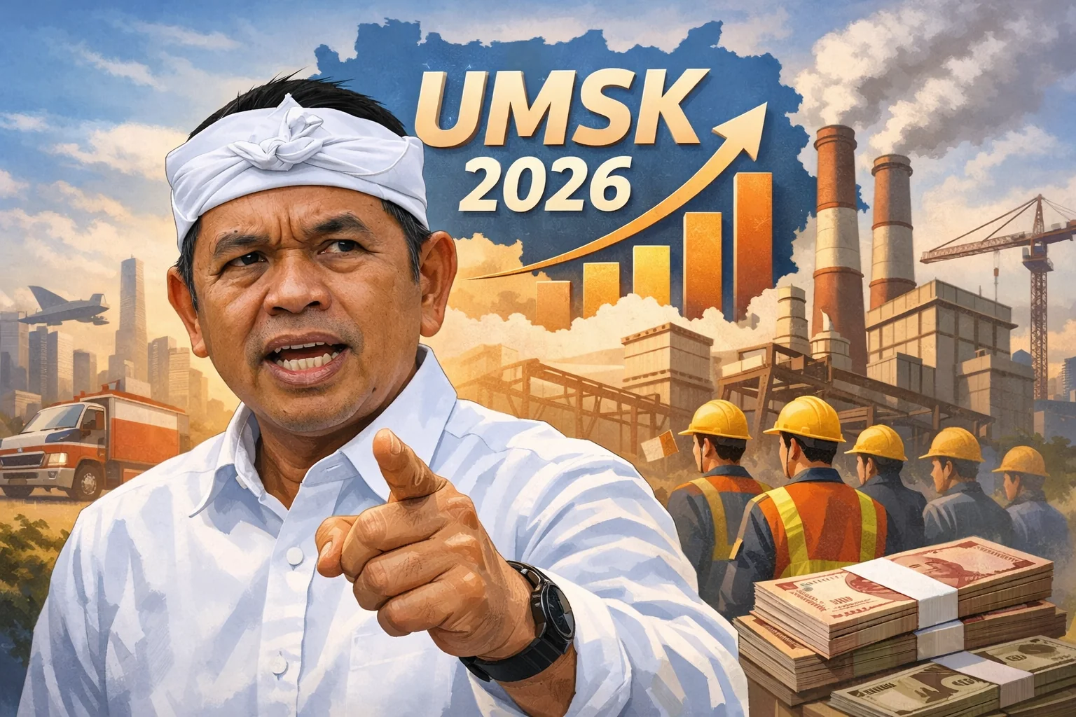 Tidak Tetapkan UMSK 2026 di Sejumlah Wilayah, Dedi Mulyadi Sebut Tidak Ada Pengajuan ke Gubernur