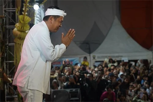 Gubernur Jawa Barat Dedi Mulyadi berharap Sumedang kembali lagi kepada kejayaannya. Menjadi daerah yang Gemah, Ripah, Repeh, Rapih.Dok-Diskominfosanditik Sumedang