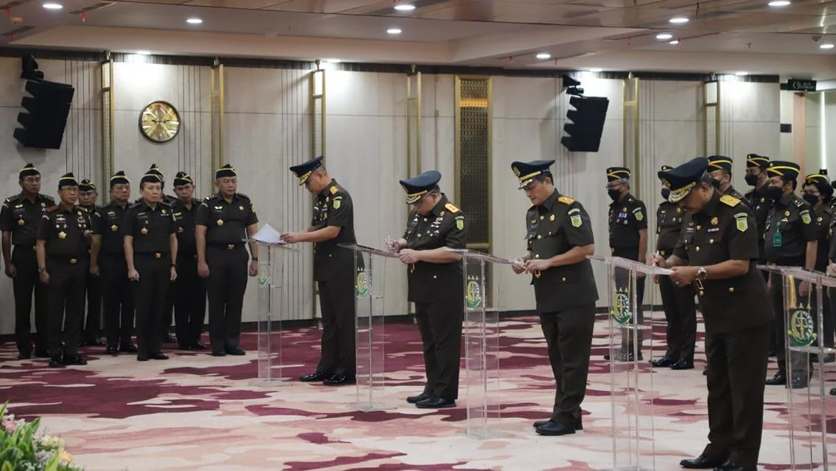 Jaksa Agung Lantik Kajati Jabar, Ingatkan Penanganan Perkara Korupsi