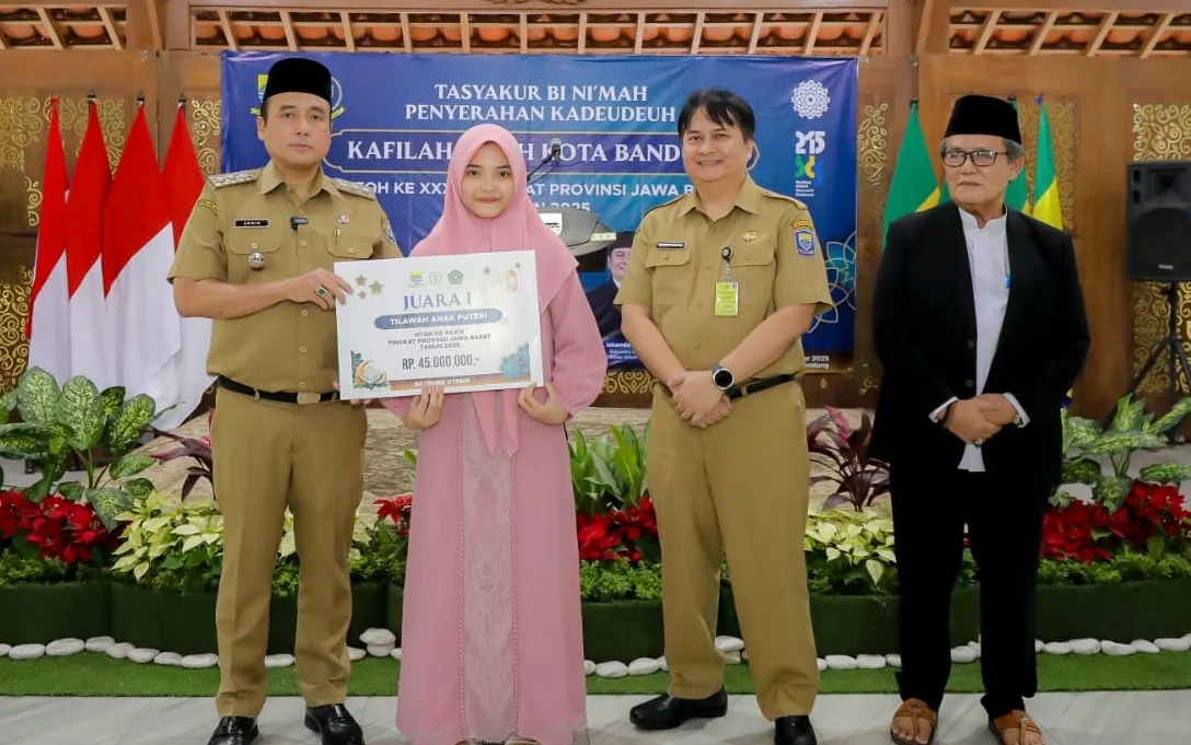 Wakil Wali Kota Bandung, Erwin menyampaikan rasa syukur dan bangganya atas pencapaian ini.Ist
