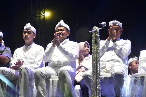 Bupati Dony Ahmad Munir  menyebutkan,  dari pagi sampai malam ini ada tampilan berbagai seni budaya Sumedang.Dok-Diskominfosanditik Sumedang
