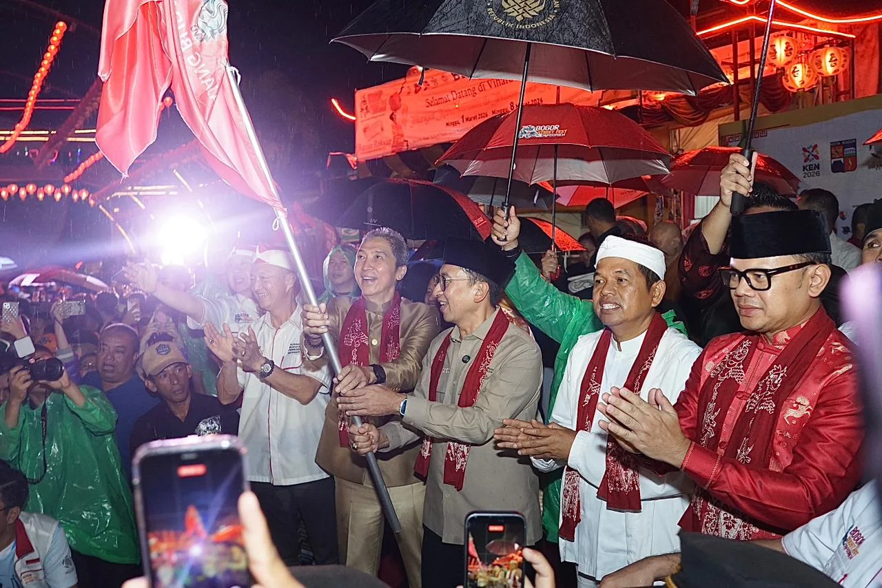 Gubernur Jawa Barat, Dedi Mulyadi untuk menyaksikan langsung Bogor Street Festival (BSF) Cap Go Meh (CGM) 2026 yang masuk dalam daftar 125 Karisma Event Nusantara (KEN) 2026.Dok-Diskominfo Kota Bogor