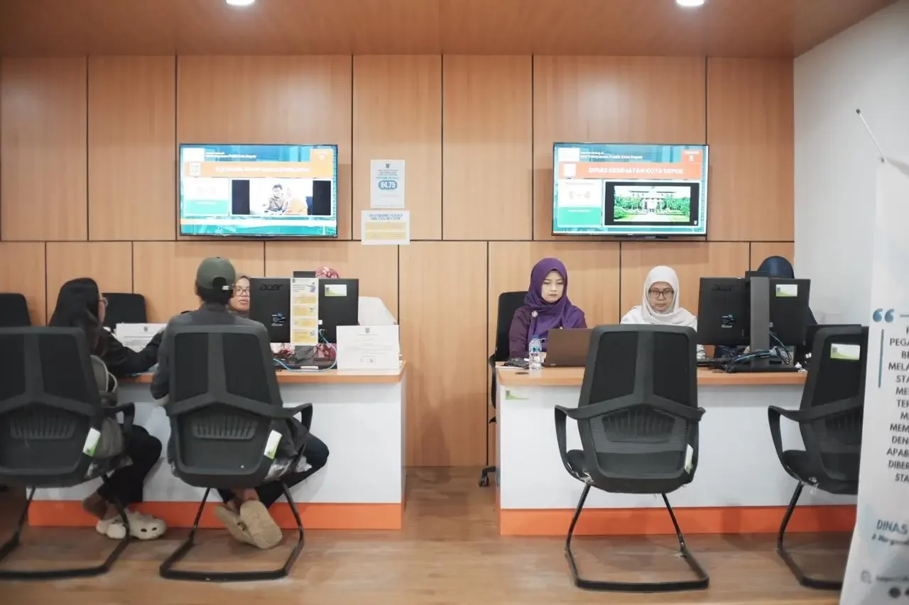 Pelayanan Dinsos Kota Depok di Mal Pelayanan Publik (MPP). (Foto: JD 01/Diskominfo Depok/ Ilustrasi).