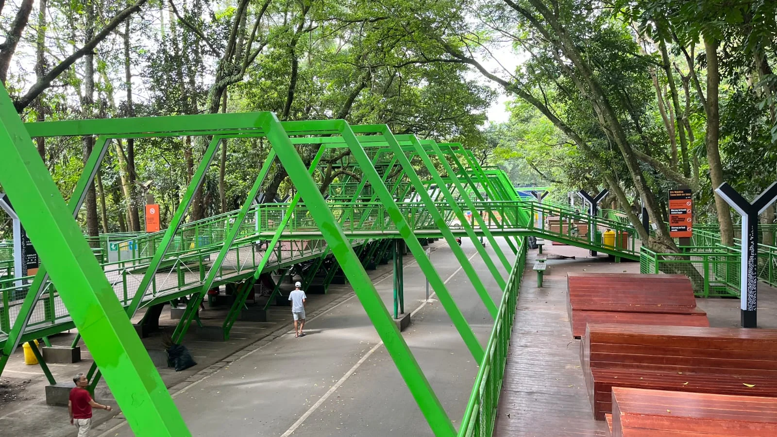 Pemerintah Kota Bandung melakukan revitalisasi dan perbaikan di Hutan Kota Babakan Siliwangi.Dok-Diskominfo Kota Bandung