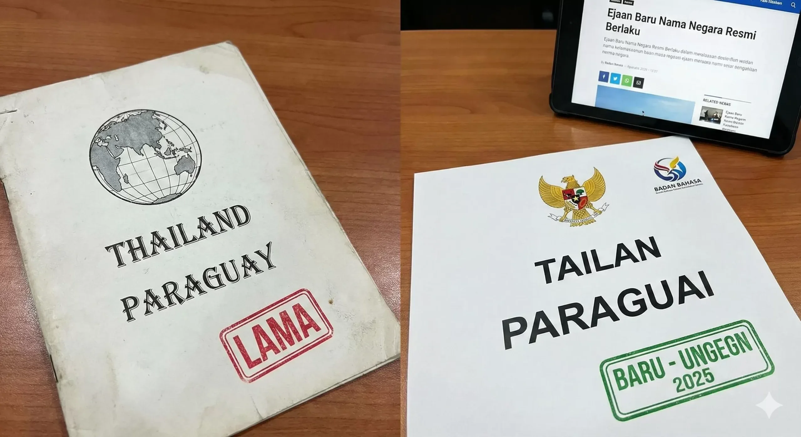 Indonesia Perbarui Ejaan Nama Negara Asing