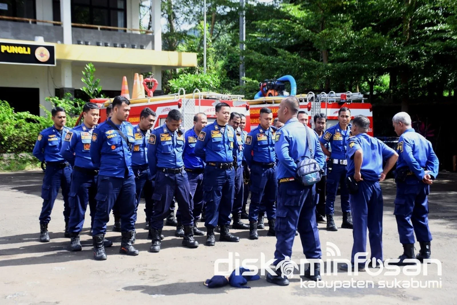 Kepala Bidang Pemadaman Dinas Pemadam Kebakaran dan Penyelamatan Kabupaten Sukabumi, Erwin Adam Ridwan.Dok- Bidang IKP_Diskominfosan