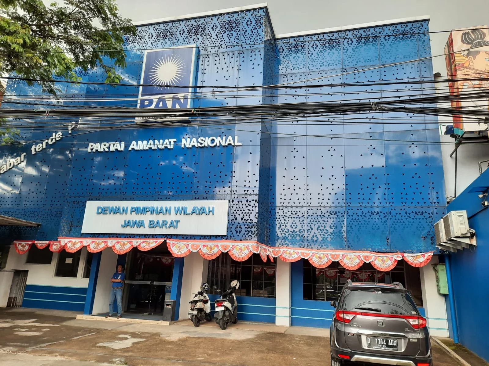 Kantor DPW PAN Jabar, Jl.Pelajar Pejuang Bandung.Dok KabarSunda