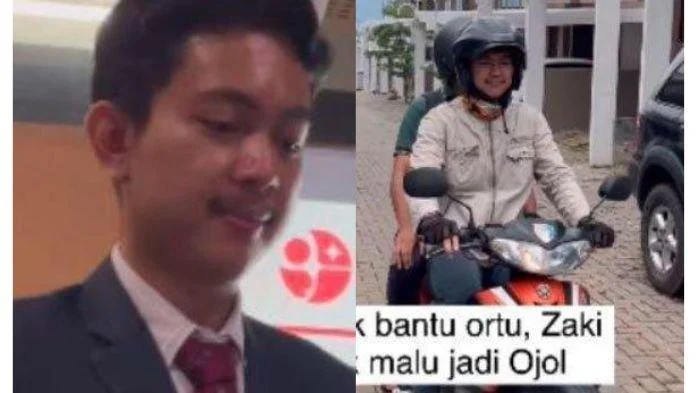 Zaki, mahasiswa ITB nu rela jualan basreng jeung jadi sopir ojol. (Foto surya.co.id)