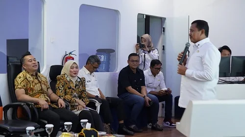 Bupati Dony Ahmad Munir saat menerina jajaran BTN Pusat.Dok-Diskominfosanditik Sumedang