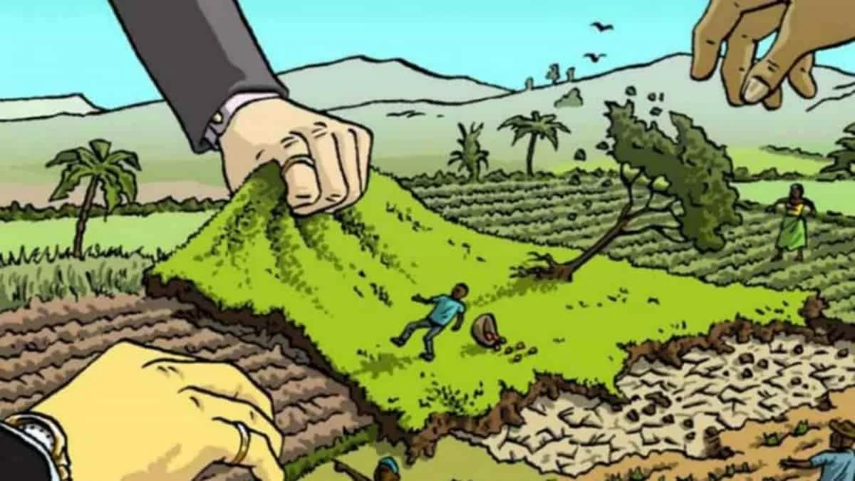 Ilustrasi alih fungsi lahan. (dok harapanrakyat)