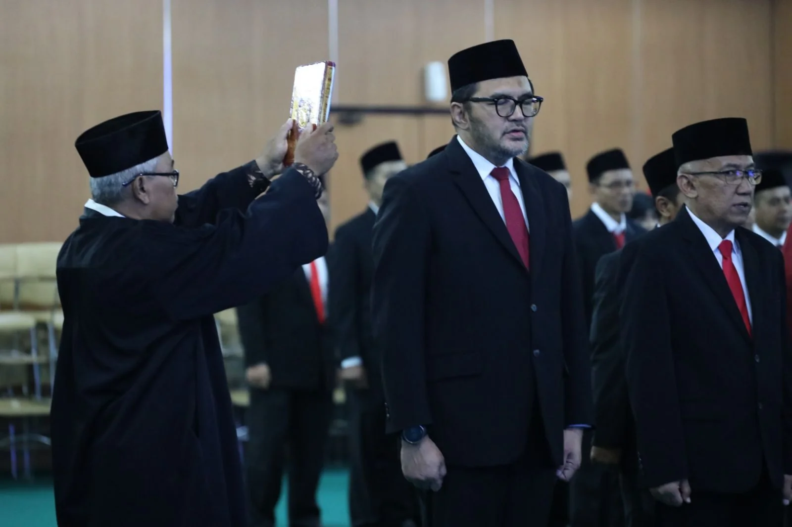 Sekretaris Daerah Kota Bekasi, Junaedi, mewakili Wali Kota Bekasi secara langsung melantik dan mengambil sumpah jabatan.Dok-Diskomimfo