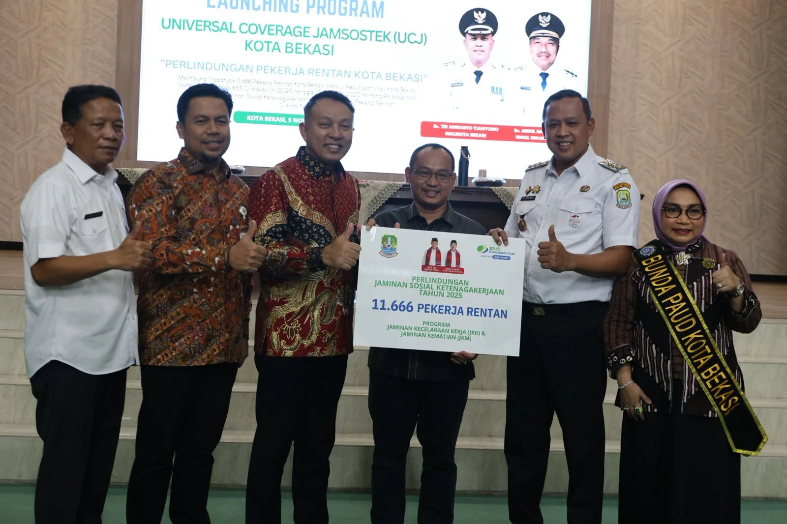 Wali Kota Bekasi Tri Adhianto Launching Program SIGAP.Ist