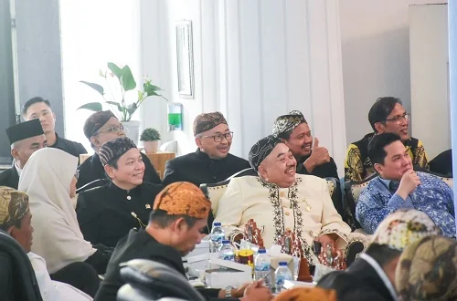 Bupati Sumedang Dony Ahmad Munir menghadiri peringatan Hari Jadi ke-186 Majalengka yang digelar di Taman Belakang Pendopo Kabupaten Majalengka.Dok-Diskominfosanditik Sumedang