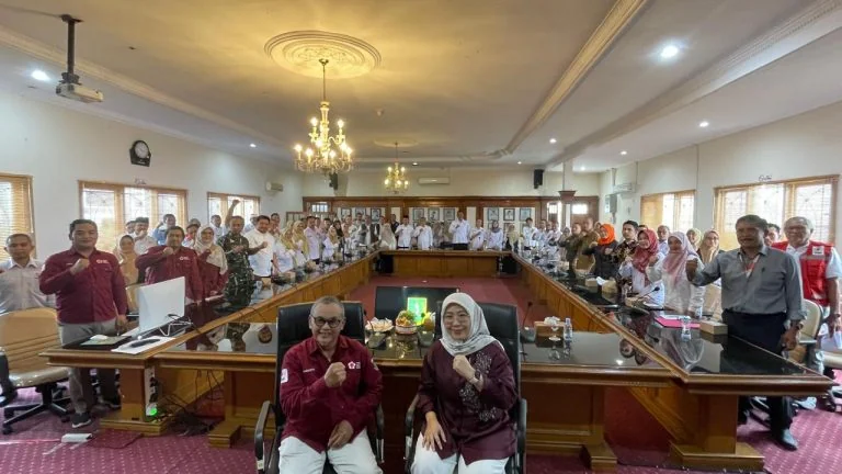 Ketua PMI Kota Sukabumi Suranto Sumowiryo.Dok-Diskominfo Kota Sukabumi