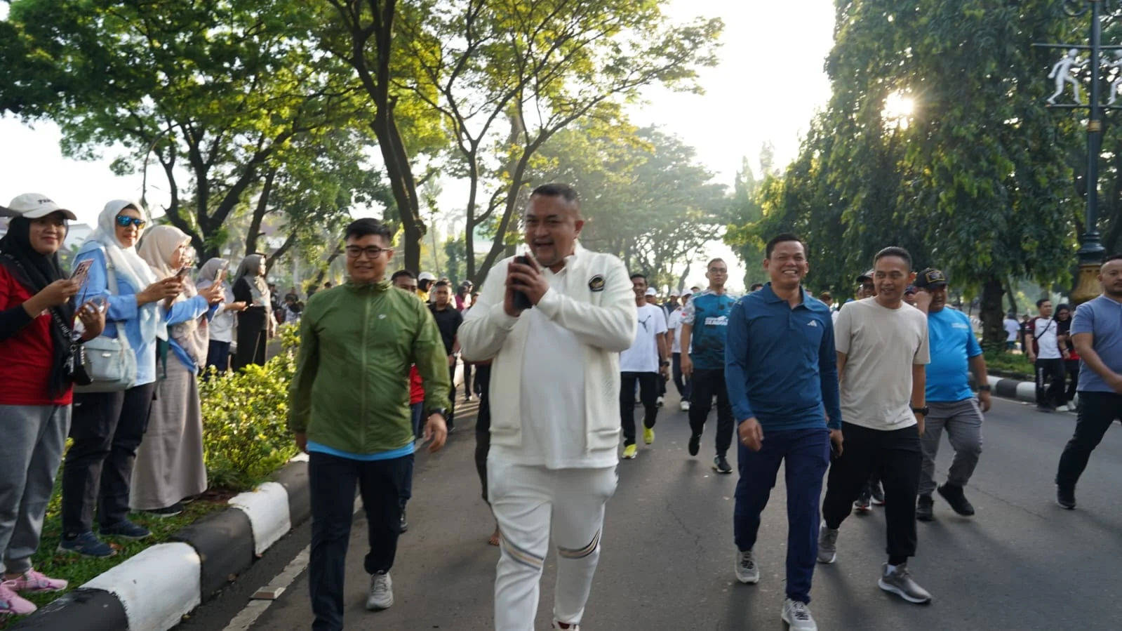 CFD kali ini dihadiri Bupati Bogor, Rudy Susmanto, Ketua DPRD Sastra Winara, jajaran Forkopimda, Sekretaris Daerah (Sekda) dan Pemkab Bogor.Dok-Diskominfo Kab Bogor