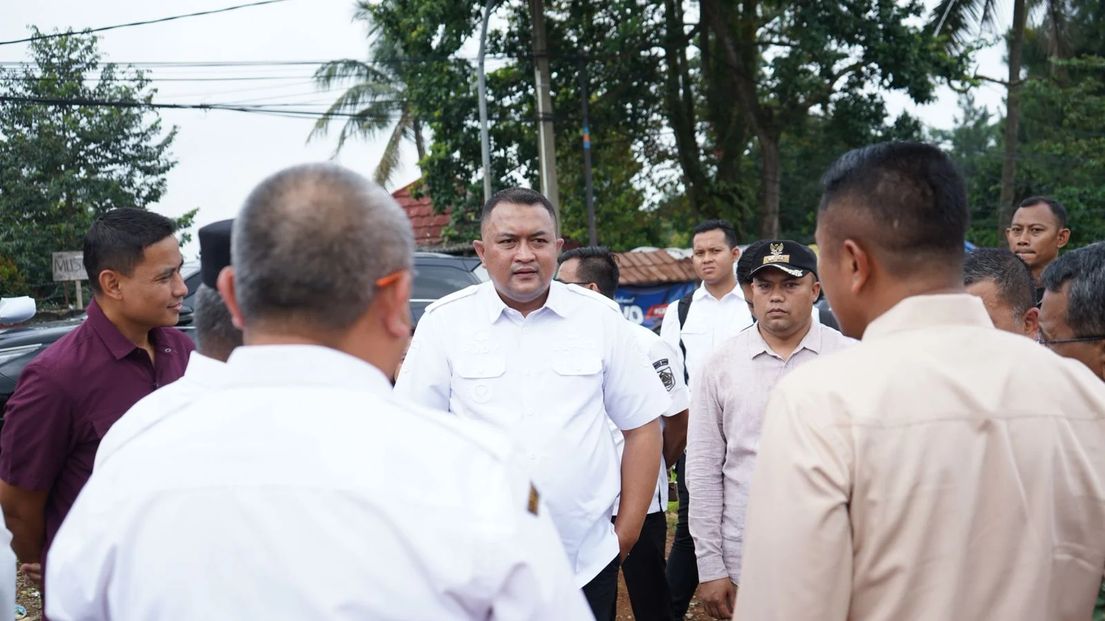 Bupati Bogor Rudy Susmanto melaksanakan audiensi terkait pembangunan Rumah Susun (Rusun) bagi Pasukan Pengamanan Presiden.Dok-Diskomimfo Kab Bogor