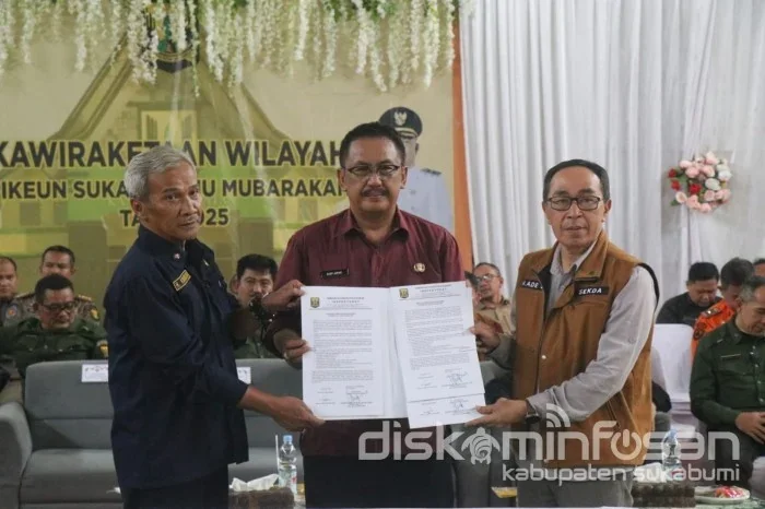Bupati Sukabumi, Asep Japar, menegaskan bahwa sinergitas kewilayahan merupakan ruang penting untuk memperkuat koordinasi guna menyelaraskan program prioritas dalam Rencana Pembangunan Jangka Menengah Daerah.Ist