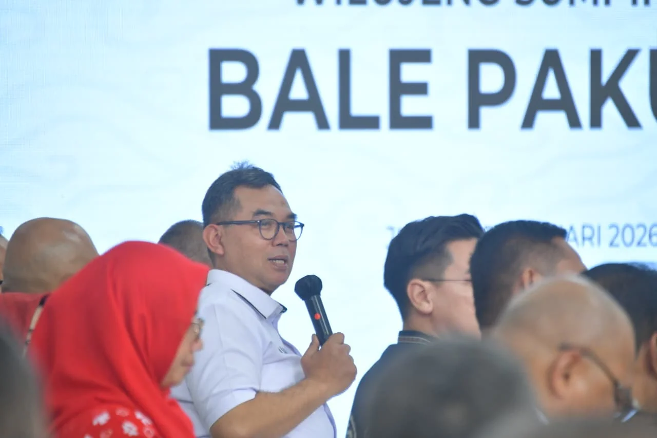 Mewakili Bupati Bogor, Sekretaris Daerah (Sekda) Kabupaten Bogor, Ajat Rochmat Jatnika menghadiri Rapat Koordinasi (Rakor) Evaluasi Pelaksanaan APBD.Dok-Diskomimfo Kab Bogor