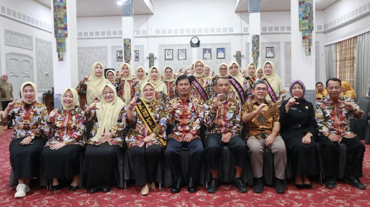 Wali Kota Cirebon, Effendi Edo, saat menghadiri acara Pengukuhan Pokja Bunda PAUD Tingkat Kota Cirebon.Ist