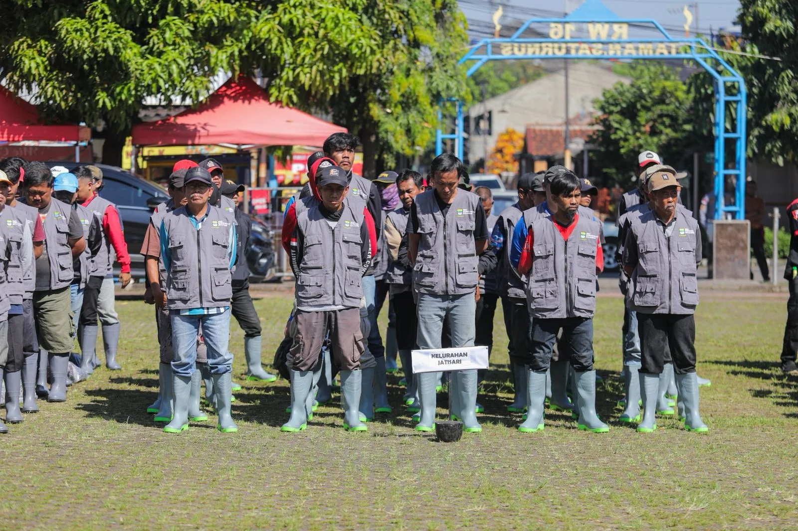 Program ini resmi diluncurkan oleh Wali Kota Bandung, Muhammad Farhan di Taman Saturnus, Kecamatan Rancasari.Dok-Diskominfo Kota Bandung