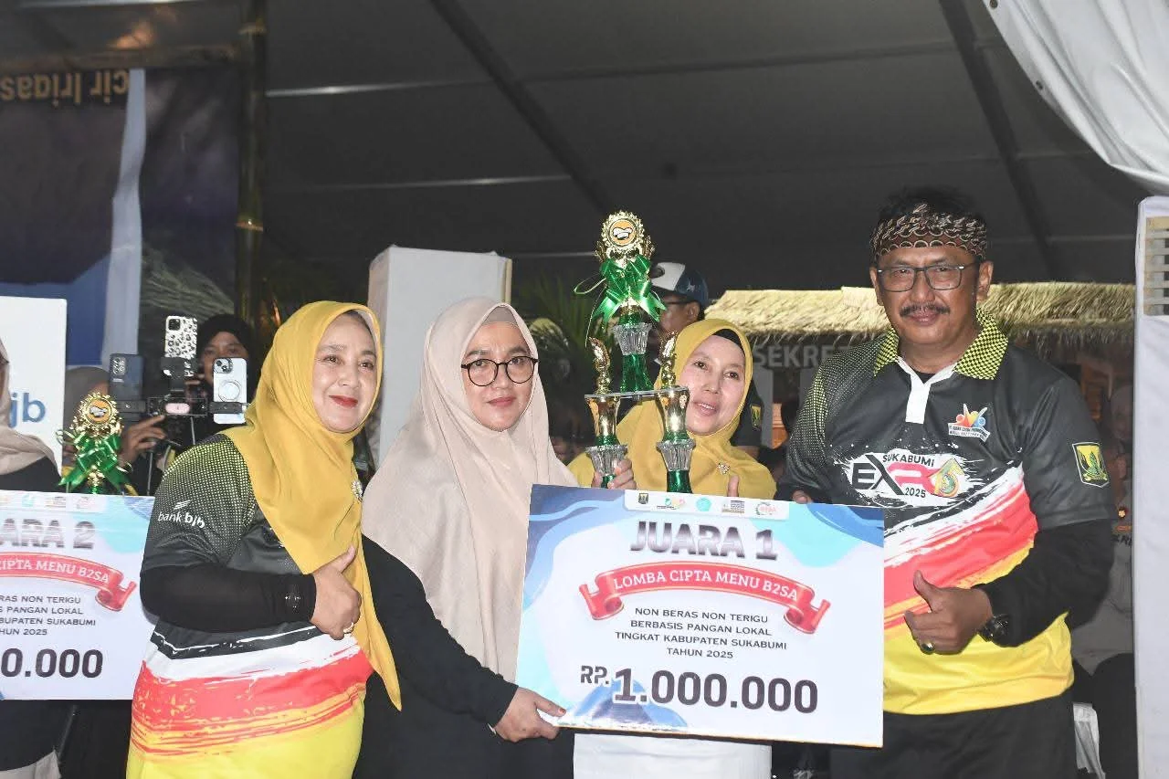 Bupati Resmi Tutup Kanyaah Rahayat Dan Expo Sukabumi 2025.Ist