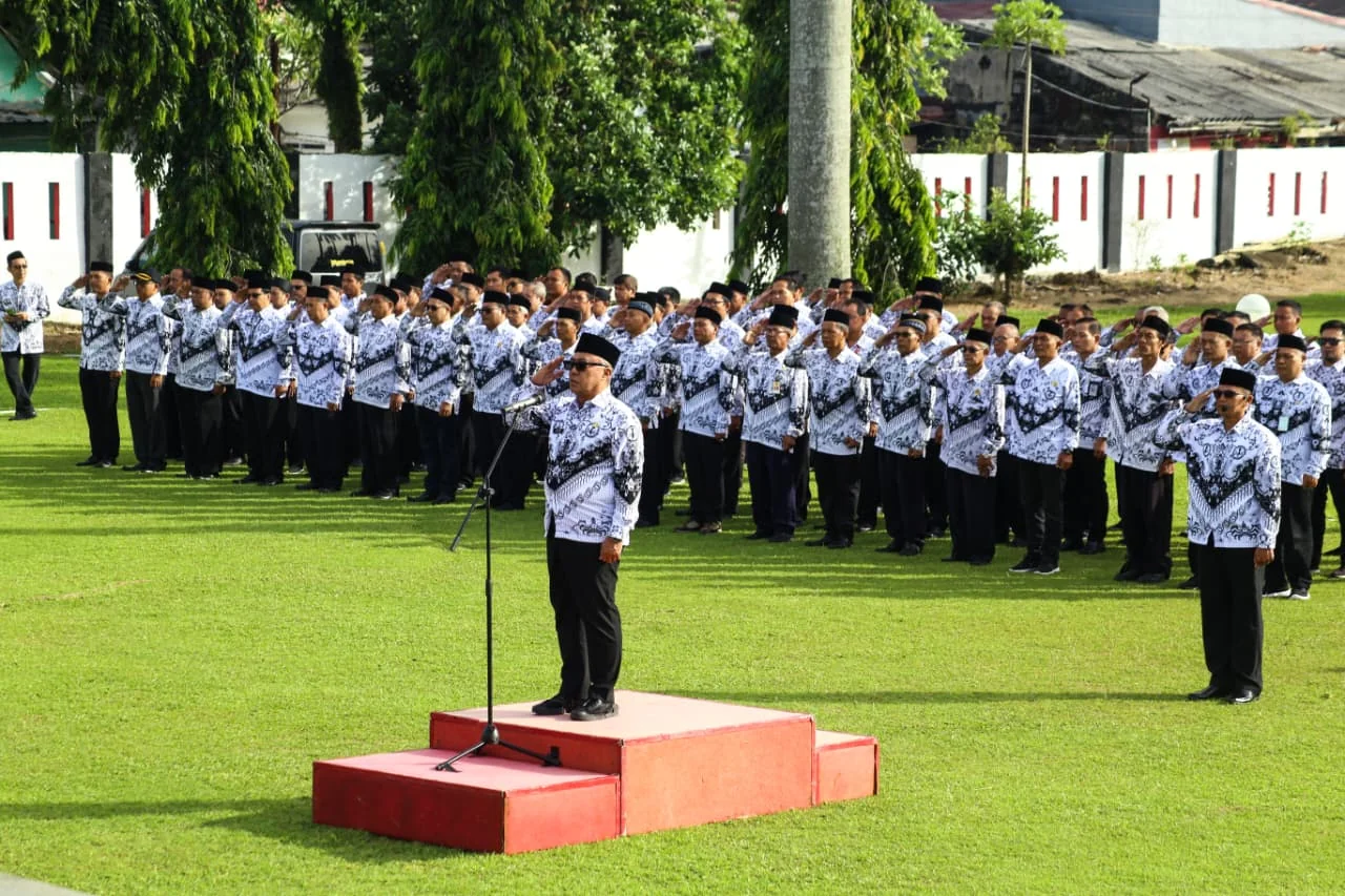 Memperingati Hari Guru Nasional dan HUT ke-80 Persatuan Guru Republik Indonesia (PGRI) Tingkat Kota Bogor.Ist