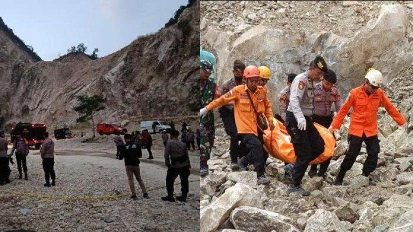 Polisi Tetapkan Dua Tersangka Tragedi Longsor Gunung Kuda Cirebon