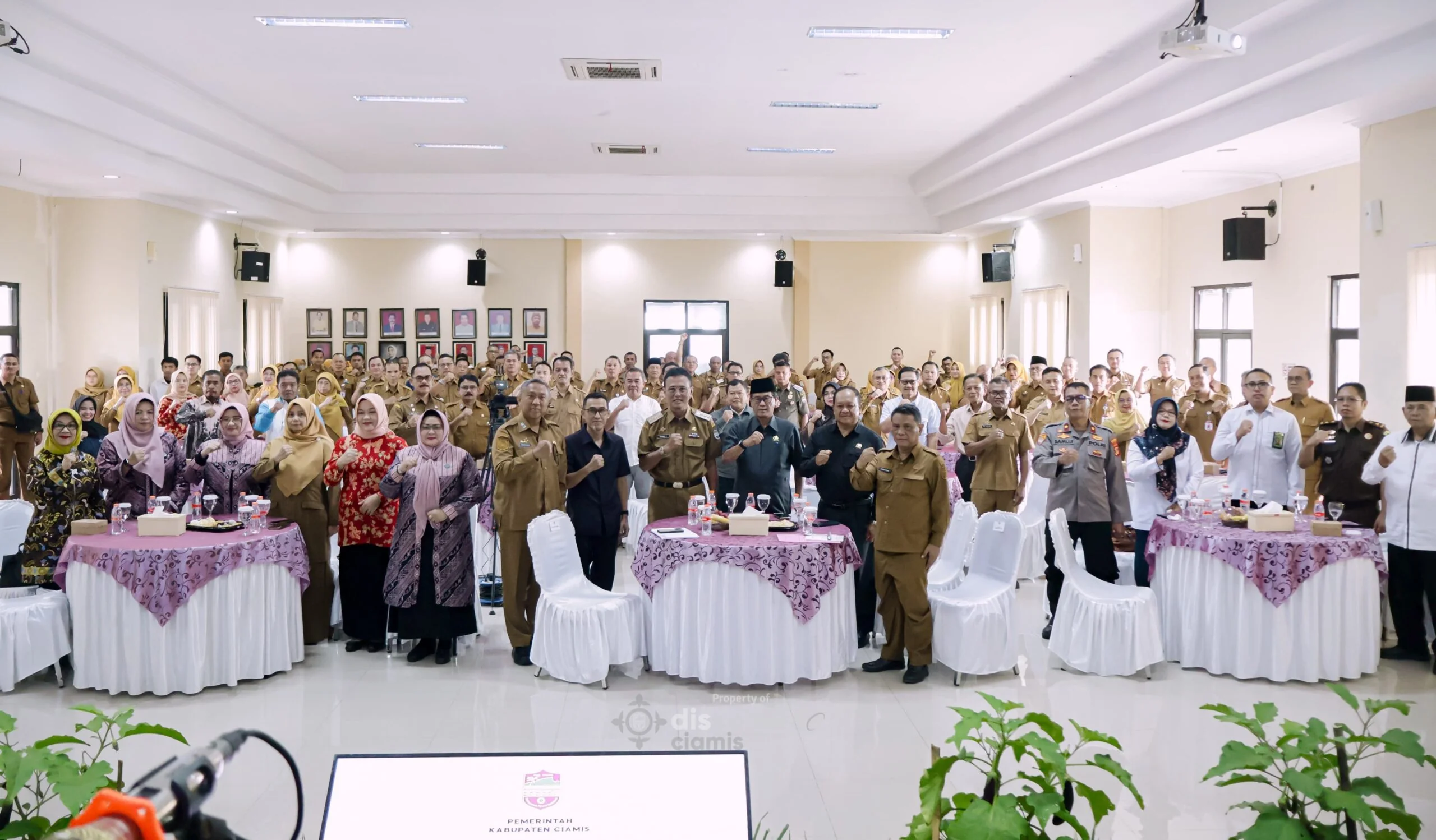 Musyawarah Perencanaan Pembangunan (Musrenbang) RKPD Kabupaten Ciamis Tahun 2027 yang digelar di Aula Adipati Angganaya Bapperida Kabupaten Ciamis, Senin (30/3/2026).Dok-Diskominfo Ciamis