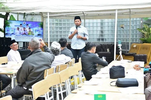 Bupati Sumedang Dony Ahmad Munir  saat Silaturahim dan Muhasabah Menuju Akhir Ramadan bersama Perhimpunan Hotel dan Restoran Indonesia (PHRI) Sumedang.Dok-Diskominfosanditik Sumedang