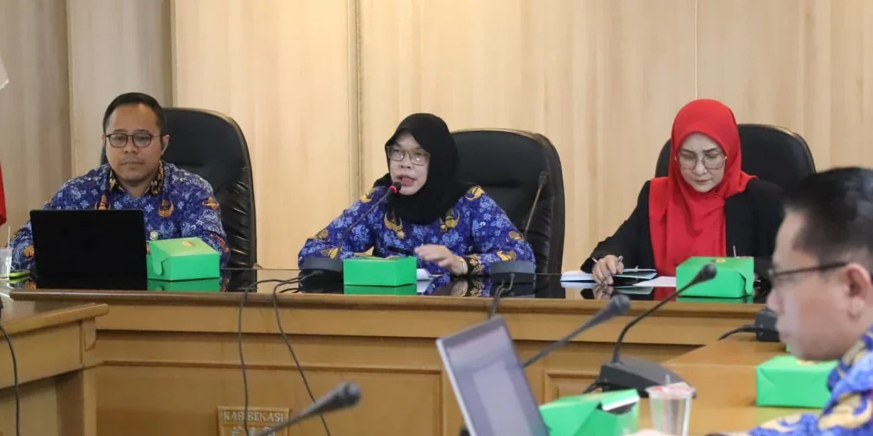 Pj Sekda Kab Bekasi Ida Farida, dengan menghadirkan narasumber dari Direktorat BUMD, BLUD, dan BMD Ditjen Bina Keuangan Daerah Kemendagri, Drs. H. Yudia Ramli, M.Si.Ist