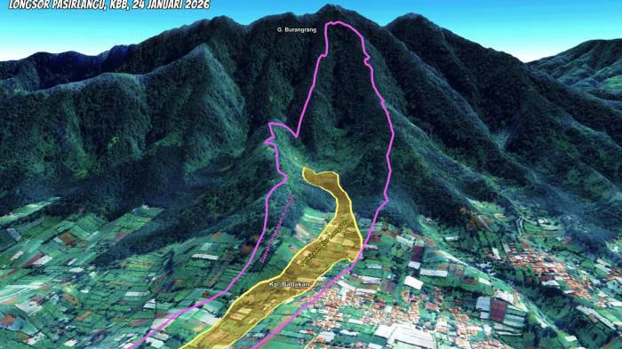 Ini Hasil Investigasi Badan Geologi  Longsor Cisarua  yang Begitu Merusak